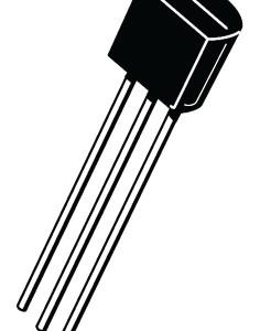 2N3906 PNP Transistori - 40V, 0,2A, 625mW, TO92