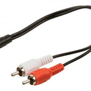 ADAPTERI STEREO 3.5MM-NAARAS/ 2XRCA UROS