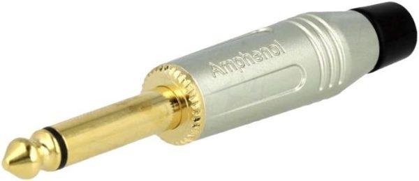 Amphenol 6.3mm kullattu stereo jack