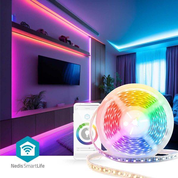 Wi-Fi Smart RGB LED-nauha, 5 Metriä - Image 5