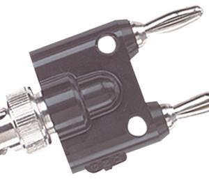 ADAPTERI BNC UROS / 2 NAPARUUVI 4MM