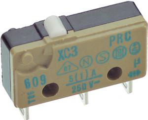 MIKROKYTKIN V4 5A PAINIKE, LATTA 3.2MM