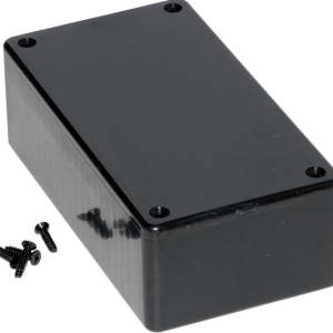 1591CSBK - Monikäyttöinen GPABS-kotelo 1591 65x120x39.8mm Musta ABS IP54, Hammond