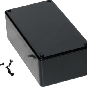 1591DSBK - Monikäyttöinen GPABS-kotelo 1591 80x150x50mm Musta ABS IP54, Hammond