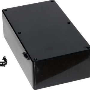 1591ESBK - Monikäyttöinen GPABS-kotelo 1591 110x190x60.6mm Musta ABS IP54, Hammond