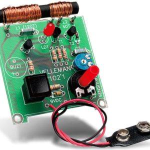 metallinpaljastimen rakennus-sarja punaisella led valolla.