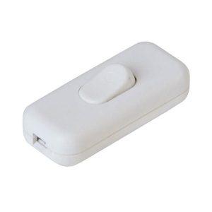 kalustekytkin johdon väliin Valkoinen