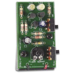 Stroboskooppi Valkoisilla Ledeillä